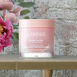 LANEIGE Bouncy and Firm Sleeping Mask: Revitalize, Smooth, Peony & Collagen Complex, Barrier-Boosting Hydration