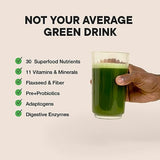 VitaHustle ONE Superfood Super Greens Powder by Kevin Hart, Prebiotics + Probiotics, Spirulina, Chlorella, Digestive Enzymes, Gut Health, Detox (Berry Flavor, 25 Servings)