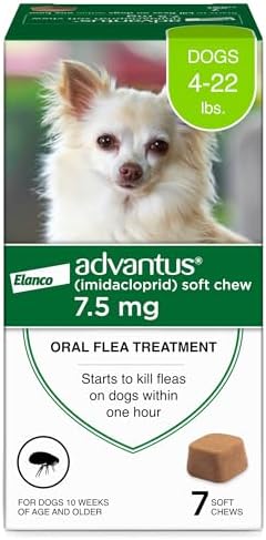 Advantus Dog Advantus Chewable Flea Treatment for Dogs 4 - 22 lbs. | 7 ct.