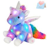 CozyWorld 16.5" Unicorn Light up Unicorn Stuffed Animal Glowing Soft Plush Toys Decor Birthday Christmas Children's Day Gifts for Toddlers Boys Girls Kids