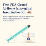 Mosie Baby Insemination Kit, First FDA Cleared Kit for at Home Use with Patented Syringes, 2 Attempts for Women and Families, FSA/HSA Eligible