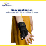 Brace Direct Pediatric Thumb Spica- Wrist and Thumb Splint for Kids Wrist Immobilization, Sprains, Tendonitis, Carpal Tunnel, Juvenile Arthritis, and More- Left or Right