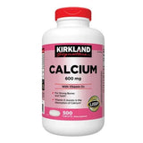 ikj Calcium 600 mg with Vitamin D3 Dietary Supplement 500 Tablets