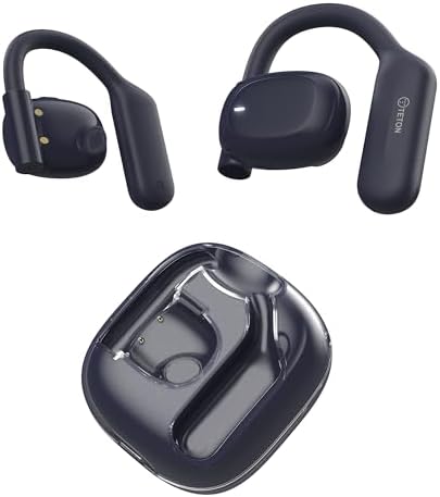 OpenBuds Open Ear Headphones,96H Playtime,Bluetooth 5.4 Wireless Earbuds,16.2mm drivers with Ergonomic Ear-Hooks,Ultra-Comfort,Lightweight,Fast Charging,Sweat Proof for Running,Workout,Sport