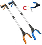 Grabber Reacher Tool,FitPlus Premium Grabber Tool 32 Inch, Strong Magnet Grabber Reacher for Elderly, Lightweight Extra Long Handy for Trash