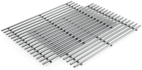 Ninja FlexFlame Stainless Steel Grill Grates, Set of 2, Durable, Easy to Clean, Heat Retaining, Upgrade for FlexFlame, XSKGRILLGRATE