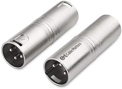 Cable Matters 2-Pack XLR Male to Male Adapter, XLR Coupler, XLR to XLR Gender Changer, XLR Adapter - Male to Male