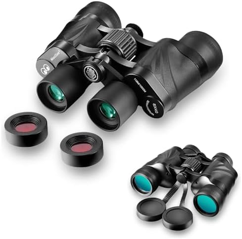 8X40 HD Compact Binoculars BAK4 Prism FMC Lens for Travel Hiking Bird Watching Sightseeing Sports and Concerts