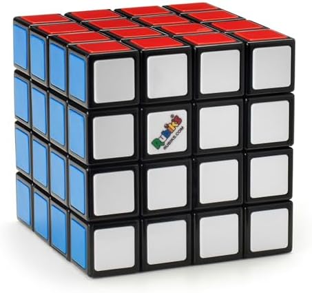 Rubik’s Cube, The Official 4x4 Rubik's Cube Classic Color-Matching Puzzle, Twisting Fidget Toy, Challenging Brain Teaser & Sensory Puzzle for Adults, Teens, & Kids, for Ages 8 & Up