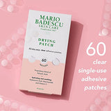 Mario Badescu Drying Duo, Includes Drying Lotion Blemish Spot Treatment with Salicylic Acid and Sulfur (1 Fl Oz) and Drying Patch Facial Stickers, Invisible Pimple Patches (60 Count)