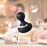 AEVEONE Personal Massager Wand, USB Rechargeable Handheld Vibration Powerful Portable Electric Massage, Neck, Back, Shoulders, Sports Recovery-Black 10 Patterns