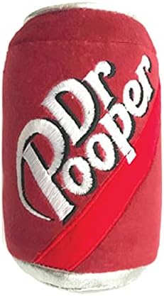 Huxley & Kent for Dogs | Dr Pooper (Small) | Power Plush Dog Toy with Squeaker | Funny Dog Toy | Cute Dog Toy | H&K Squeaky Dog Toy