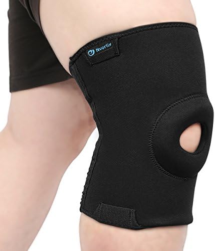 Nvorliy Plus Size Knee Compression Sleeve, Knee Brace for Large Legs Medical Support for Knee Pain Relief, Arthritis, Sports Exercise, Injury & Post-Surgery Recovery, Fit Men and Women (2XL)