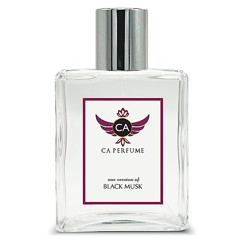 CA Perfume Impression of Body Black Musk For Women Replica Fragrance Dupes Eau de Parfum Spray Bottle 3.4 Fl Oz/100ml-X1