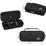 Aproca Black Hard Travel Storage Case, compatible with Waterpik WF-02 Cordless Water Flosser and Accessories