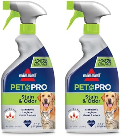 Bissell Pet Pro Stain and Odor Eliminator with Enzyme Action, 2 pack, 77X7F