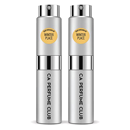 CA Perfume Club Impression of Mmos Winter Place For Women & Men Replica Version Fragrance Dupes Concentrated Long Lasting Eau de Parfum Spray Refillable Atomizer Bottle 0.27 Fl Oz-X2