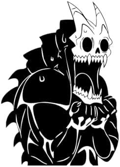 Kaiju No 8 Kafka Surprised Skull Monster Vinyl Decal Sticker Car Laptop Wall Decoration 8" in