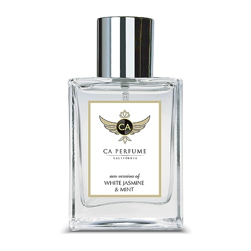 CA Perfume Impression of Jo M White Jasmine & Mint For Women & Men Replica Fragrance Dupes Eau de Parfum Spray Bottle 1.7 Fl Oz/50ml-X1