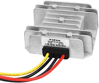 25W DC-DC 12V 24V to 5V 5A Converter Buck Regulator 5 Volts Waterproof Vehicle Power Supply