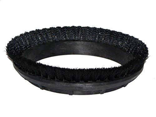 BISSELL BigGreen Commercial 237.049BG Carpet Shampoo Brush, 0.012" Bristle Diameter, Crimped 6.6 Nylon for BGEM9000 Easy Motion Floor Machine, 12", Black