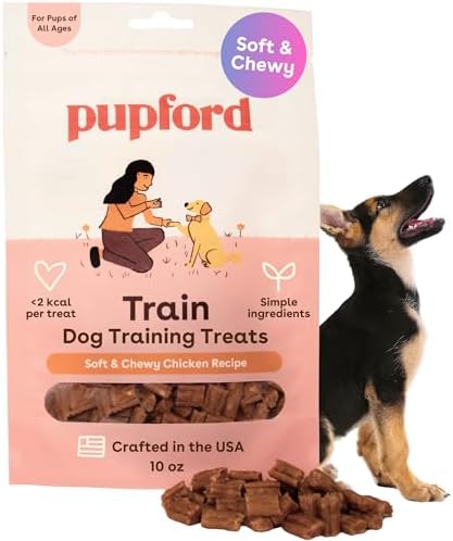 Pupford Soft & Chewy Training Treats for Dogs & Puppies (Chicken, 10 oz)