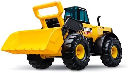 Tonka Steel Classics Front Loader - Made with Steel & Sturdy Plastic, Yellow Toy Construction Truck, Boys and Girls, Kids, Toddlers, Ages 3+