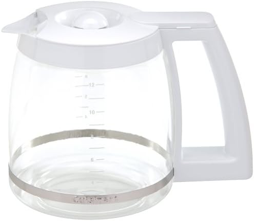 Cuisinart DGB-500WRC 12-Cup Replacement Coffee Carafe, White , 8.5 x 8.2 x 7.4 inches