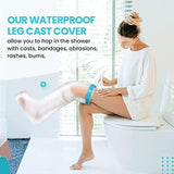 Wilsco Waterproof XL Leg Shower Covers ~ Cast Shower Covers for Leg ~ Cast Covers for Shower Leg ~ Over 40 Inches of Coverage