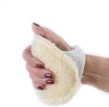 Rolyan Palm Protector for Right Hand, Right Handed Glove for Finger Contracture Prevention, Comfortable Hand Cushion with Soft Sherpa Lining and Palm Pad to Prevent Hand Contractures