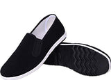 Chinese Traditional Old Beijing Shoes Kung Fu Tai Chi Shoes Rubber Sole Unisex Black (11 UK 280mm)