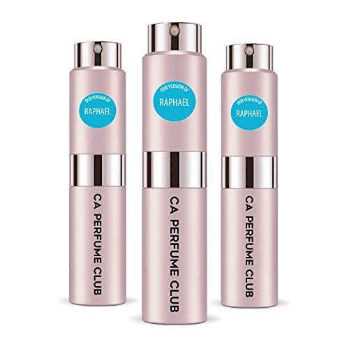 CA Perfume Impression of R. Lauren Raphael For Women Replica Version Fragrance Dupes Concentrated Long Lasting Eau de Parfum Spray Refillable Atomizer Bottle 0.27 Fl Oz-X3