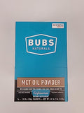 BUBS Naturals MCT Oil Powder Packets - Medium Chain Triglycerides - Keto Vegan & Paleo Friendly - Healthy Coconut Fats + Low Carb - Dairy-Free Energy Source - includes 14 Travel Packets