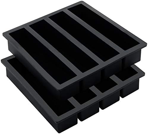 Webake Silicone Ice Cube Trays Butter Mold Set of 2, Easy Release Long Ice Cube Sticks For Cocktail and Whisky, Baking Mold For Instant Pot