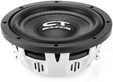 CT Sounds Hydro 8” Dual 4-Ohm 600-Watt Shallow Mount Car Subwoofer