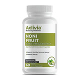 Aclivia Noni Fruit Capsules 4000mg (Extract 8:1), Organic, Non-GMO, Gluten Free, No Artificial Flavors, Sweeteners or Preservatives, Traditional Herbal Supplement - Morinda Citrifolia Capsules