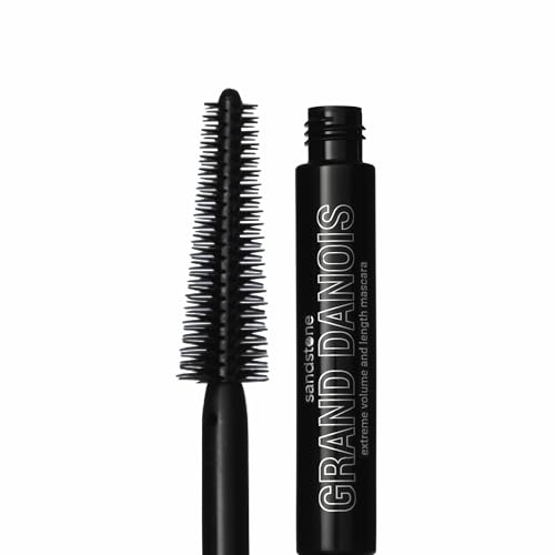 Hypoallergenic Mascara Sensitive Eyes - Smudge-Proof, Sweatproof, Lengthening Mascara for Maximum Volume and Length - Vegan, Non Toxic Mascara