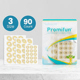 Promifun Corn Cushions for Toes and Feet - 90 Count Callus Cushions to Protect Sore Spots with Foam Padding - Self-Stick Adhesive Pads - Relief Pain, Pressure and Friction from Shoes, Long Lasting