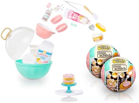 MGA's Miniverse Make It Mini from Scratch Series 1 (2 Pack), Mini Collectibles, Mystery Blind Packaging, DIY, Replica Food, NOT Edible, Collectors, 8+