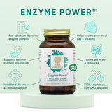 PURE SYNERGY Enzyme Power | Digestive Enzyme Supplement | Digestive Health Enzymes with Nattokinase, Bromelain, and Serrapeptase | for Digestive and Gut Health (90 Capsules)