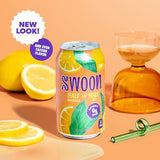 Swoon Half Unsweetened Iced Tea & Lemonade - Low Carb Beverage - 12-Pack