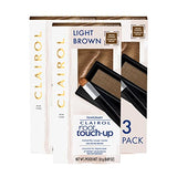 Clairol Root Touch-Up Temporary Concealing Powder, Light Brown Hair Color, Pack of 3