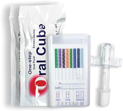 10 Panel Test Oral Saliva Screening Kit – Rapid Home Mouth Swab Test Kit Multi Screening Kit Ideal for Home Use