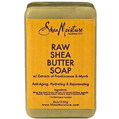 SheaMoisture Bar Soap For Body And Face For Dry Skin With Raw Shea Butter Paraben Free 8 oz