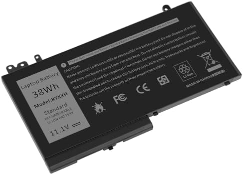 TREE.NB RYXXH Battery for Dell Latitude E5450, Latitude 12 5000 E5250 (P25S001), Latitude 11 3150 3160 Series 1400 WW116 FT080 FT095 MN151 MN154 312-0543 Notebook Battery