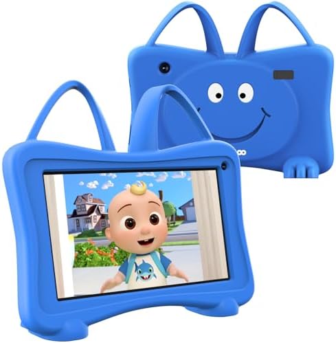 Kids Tablet 7 inch Toddlers Learning Tablets with WiFi, YouTube, Dual Camera, Touch Screen, Parental Control, Child Tablet for Boys Girls