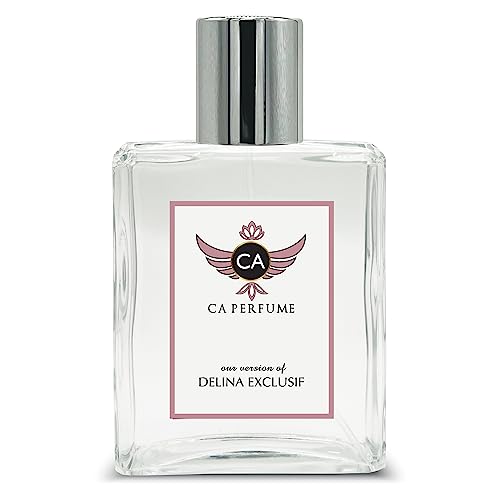 CA Perfume Impression of Delina Exclusif For Women Replica Fragrance Dupes Eau de Parfum Spray Bottle 3.4 Fl Oz/100ml-X1