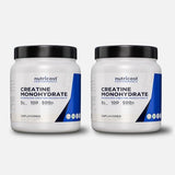 Nutricost Creatine Monohydrate Powder (2 Pack) - 5g per Serving, 100 Servings, 500g (17.9 oz) - Scoop Included