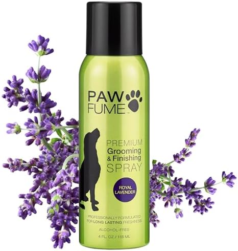 PAWFUME Premium Grooming Spray Dog Spray Deodorizer Perfume For Dogs - Dog Cologne Spray Long Lasting Dog Sprays - Dog Perfume Spray Long Lasting After Bath- Dog deodorizing Spray (Lavender)