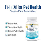 Nordic Naturals Omega-3 Pet, Unflavored - 90 Soft Gels - 330 mg Omega-3 Per Soft Gel - Fish Oil for Dogs with EPA & DHA - Promotes Heart, Skin, Coat, Joint, & Immune Health